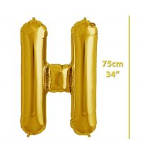 Folyo Harf H Gold Balon 34 İnç
